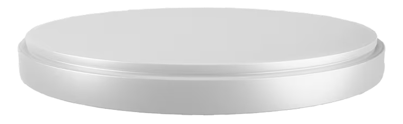 White Circular Podium
